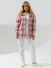 Изображение товара «Женская рубашка из фланели «Имидж 2288-Ф (фуксия)» арт 86423» из магазина «Ивановский-Текстиль.РФ»