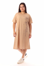 Изображение товара «Женская туника из кулирки «1885т01-110» арт 80192» из магазина «Ивановский-Текстиль.РФ»