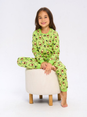 Изображение товара «Пижама для девочки из футера с начесом «Avodream» арт 73871» из магазина «Ивановский-Текстиль.РФ»