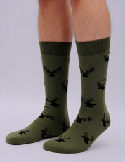 Изображение товара «Набор мужских носков (5 пар) «С2529 [зеленый]» арт 87712» из магазина «Ивановский-Текстиль.РФ»