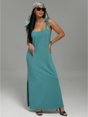 Изображение товара «Женский сарафан из кашкорсе лапша «Валенсия [ментол]» арт 84784» из магазина «Ивановский-Текстиль.РФ»