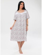 Изображение товара «Женская сорочка из кулирки «Сор-38(К) (бежевый)» арт 87025» из магазина «Ивановский-Текстиль.РФ»