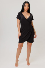 Изображение товара «Женский халат (на запах с поясом) из вискозы «2278» арт 89505» из магазина «Ивановский-Текстиль.РФ»