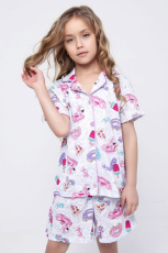 Изображение товара «Пижама для девочки из кулирки «Лето-кант» арт 73497» из магазина «Ивановский-Текстиль.РФ»