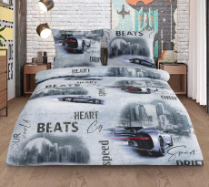 Изображение товара «Постельное бельё из бязи «Адреналин» арт 85941» из магазина «Ивановский-Текстиль.РФ»