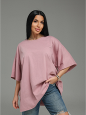 Изображение товара «Женская футболка из кулирки «Анита-2 [пудра]» арт 87264» из магазина «Ивановский-Текстиль.РФ»