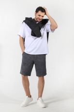 Изображение товара «Мужские шорты из футера петля «Вильям-2 [темно-серый]» арт 83418» из магазина «Ивановский-Текстиль.РФ»