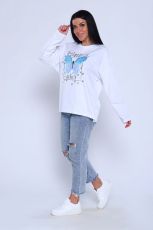 Изображение товара «Женский лонгслив из кулирки «70082» арт 68788» из магазина «Ивановский-Текстиль.РФ»