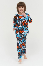 Изображение товара «Пижама для мальчика из футера с начесом «Колючий» арт 73875» из магазина «Ивановский-Текстиль.РФ»