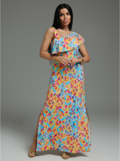 Изображение товара «Женское платье из вискозы «Гаваи [розовый]» арт 84357» из магазина «Ивановский-Текстиль.РФ»