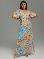 Изображение товара «Женское платье из вискозы «Ялта [леопард розовый]» арт 84552» из магазина «Ивановский-Текстиль.РФ»