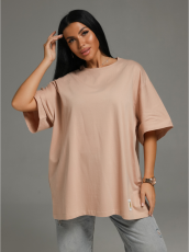 Изображение товара «Женская футболка из кулирки «Анита-2 [бежевый]» арт 83276» из магазина «Ивановский-Текстиль.РФ»