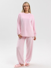 Изображение товара «Женский костюм (джемпер+брюки) из велсофта «Ультиматум [розовый]» арт 85818» из магазина «Ивановский-Текстиль.РФ»