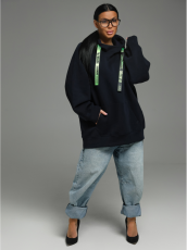 Изображение товара «Женское худи из бифлекса «Камелия [синий заяц]» арт 83262» из магазина «Ивановский-Текстиль.РФ»