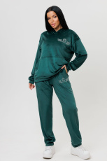 Изображение товара «Женский костюм (футболка+брюки) из велюра «2226/1» арт 86086» из магазина «Ивановский-Текстиль.РФ»