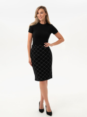 Изображение товара «Женская юбка «220ми3432 [серый]» арт 85363» из магазина «Ивановский-Текстиль.РФ»