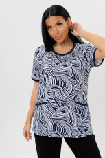 Изображение товара «Женская футболка из кулирки «2198» арт 85235» из магазина «Ивановский-Текстиль.РФ»