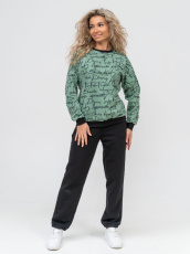 Изображение товара «Женская толстовка из футера с лайкрой «Тж-05 (оливковый)» арт 77795» из магазина «Ивановский-Текстиль.РФ»