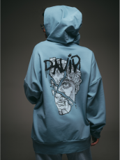 Изображение товара «Женское худи из футера с лайкрой «Дафна [маренго]» арт 85483» из магазина «Ивановский-Текстиль.РФ»