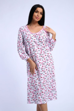 Изображение товара «Женская сорочка из кулирки «51197» арт 85972» из магазина «Ивановский-Текстиль.РФ»