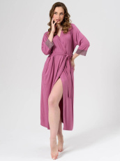 Изображение товара «Женский халат (на запах с поясом) из вискозы «Флирт 2278-Ви (сухая роза)» арт 86411» из магазина «Ивановский-Текстиль.РФ»