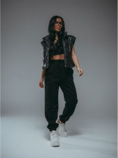 Изображение товара «Женские брюки из лининга «Стиль [черный]» арт 86341» из магазина «Ивановский-Текстиль.РФ»