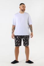 Изображение товара «Мужские шорты из кулирки «Старт-6 [серый]» арт 85093» из магазина «Ивановский-Текстиль.РФ»