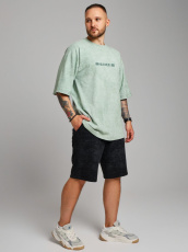 Изображение товара «Мужская футболка из кулирки «Сидней-4 [фисташковый]» арт 85062» из магазина «Ивановский-Текстиль.РФ»