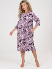 Изображение товара «Женский халат (на молнии) из махры «1947х09-107» арт 80294» из магазина «Ивановский-Текстиль.РФ»