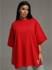 Изображение товара «Женская футболка из кулирки «Анита-2 [красный]» арт 83277» из магазина «Ивановский-Текстиль.РФ»