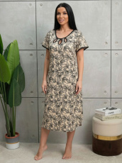 Изображение товара «Женская сорочка «У244хр073 [зеленый]» арт 87257» из магазина «Ивановский-Текстиль.РФ»