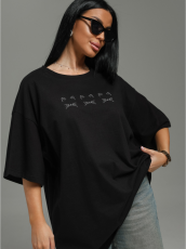 Изображение товара «Женская футболка из кулирки «Ноэль [киса]» арт 84547» из магазина «Ивановский-Текстиль.РФ»