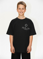 Изображение товара «Футболка для мальчика из кулирки «Успех-8 [черный]» арт 85541» из магазина «Ивановский-Текстиль.РФ»