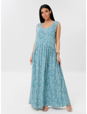 Изображение товара «Женское платье из штапеля «Пл-112 (Шт) (ментол)» арт 86863» из магазина «Ивановский-Текстиль.РФ»