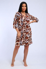 Изображение товара «Женский халат (на молнии) из велюра «342» арт 86686» из магазина «Ивановский-Текстиль.РФ»