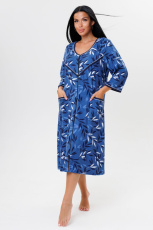 Изображение товара «Женский халат (на молнии) из махры «2233» арт 85913» из магазина «Ивановский-Текстиль.РФ»