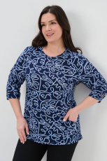 Изображение товара «Женская блузка из кулирки «21621» арт 88314» из магазина «Ивановский-Текстиль.РФ»