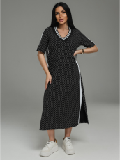 Изображение товара «Женское платье из футера с лайкрой «Либретта [черный]» арт 89773» из магазина «Ивановский-Текстиль.РФ»