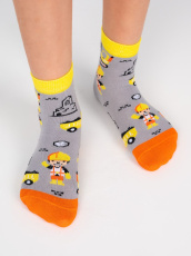 Изображение товара «Набор детских носков (5 пар) «С2152 [серый]» арт 75484» из магазина «Ивановский-Текстиль.РФ»