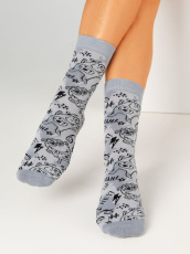 Изображение товара «Набор детских носков (5 пар) «С2147 [серый]» арт 75522» из магазина «Ивановский-Текстиль.РФ»