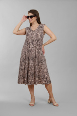 Изображение товара «Женский сарафан из вискозы «Дыхание лета-2 [бежевый]» арт 84230» из магазина «Ивановский-Текстиль.РФ»