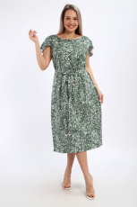 Изображение товара «Женское платье из кулирки «065» арт 87826» из магазина «Ивановский-Текстиль.РФ»