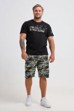 Изображение товара «Мужской костюм (футболка+шорты) из кулирки «056» арт 85112» из магазина «Ивановский-Текстиль.РФ»