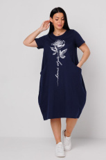 Изображение товара «Женская туника из кулирки «1776т01-101» арт 80138» из магазина «Ивановский-Текстиль.РФ»