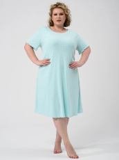 Изображение товара «Женская сорочка из рибаны «Шарм 2433-Рн (ментол)» арт 87773» из магазина «Ивановский-Текстиль.РФ»