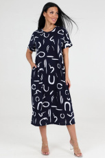 Изображение товара «Женское платье из кулирки «2349пл г-101» арт 79927» из магазина «Ивановский-Текстиль.РФ»