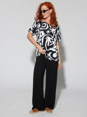 Изображение товара «Женские брюки из жатки «2291/1» арт 90073» из магазина «Ивановский-Текстиль.РФ»