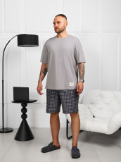 Изображение товара «Мужские шорты из фланели «Генри-2 [клетка]» арт 85683» из магазина «Ивановский-Текстиль.РФ»