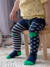 Изображение товара «Набор колготок для девочки (3 шт) «С1803 [синий]» арт 75657» из магазина «Ивановский-Текстиль.РФ»