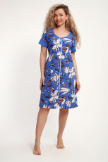 Изображение товара «Женский халат (на молнии) из кулирки «37004» арт 88377» из магазина «Ивановский-Текстиль.РФ»